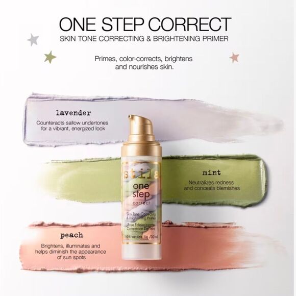 NEW! STILA One Step Correct Brightening & Correcting Primer - Picture 2 of 7